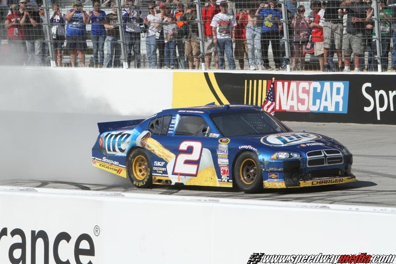 Brad Keselowski Burnout