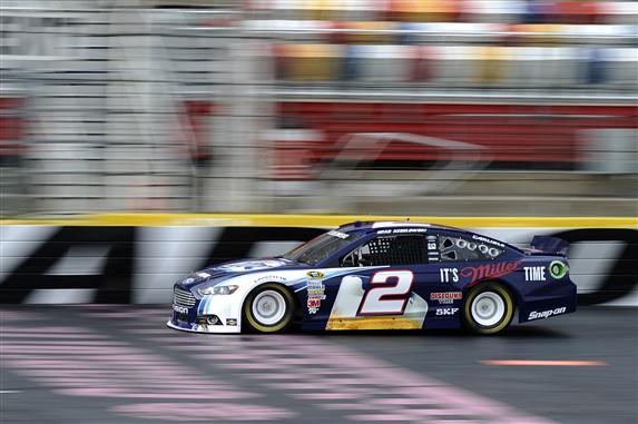 2012 CMS Testing Brad Keselowski on Track
