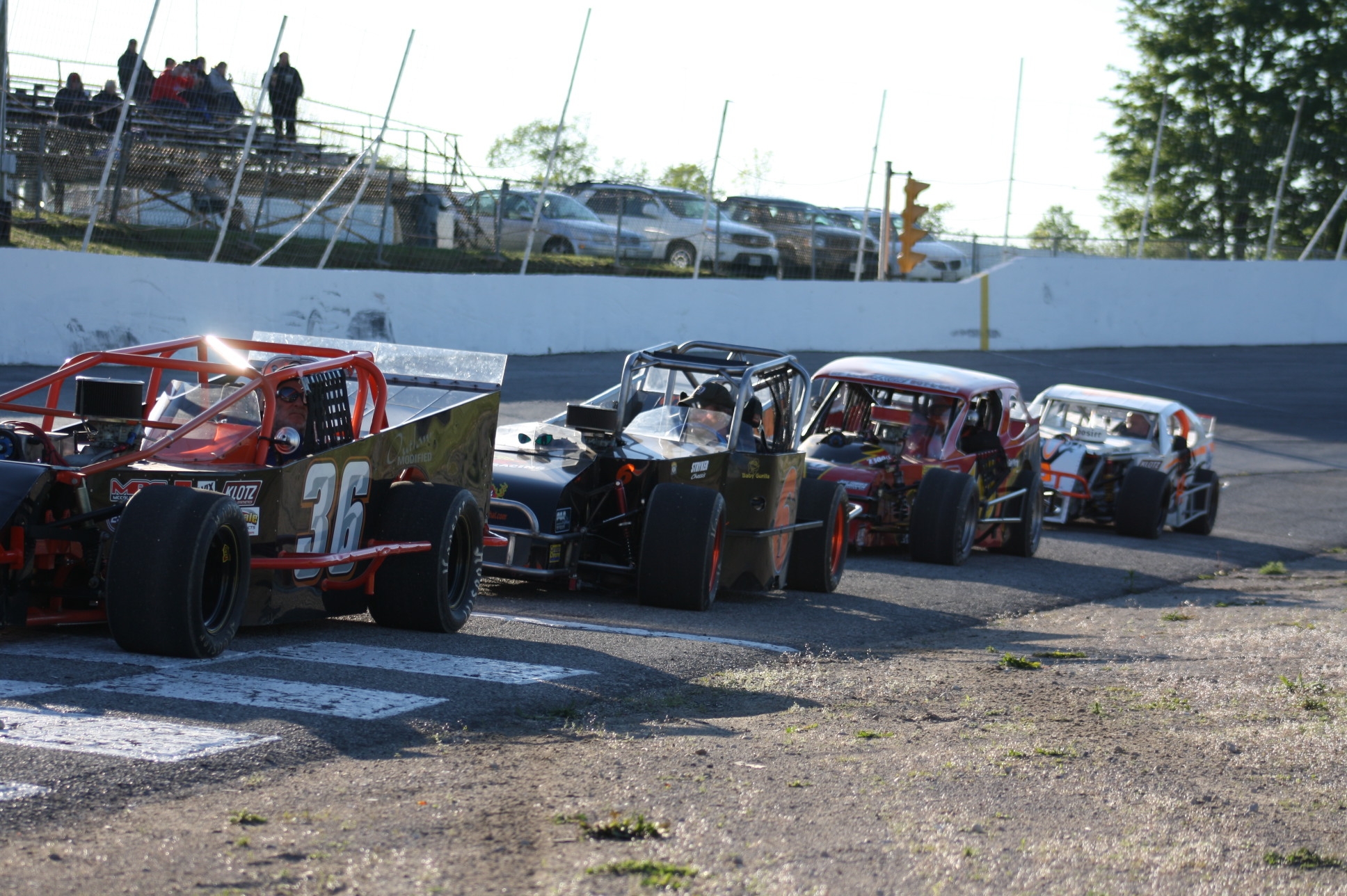 line them up boys- its racing season