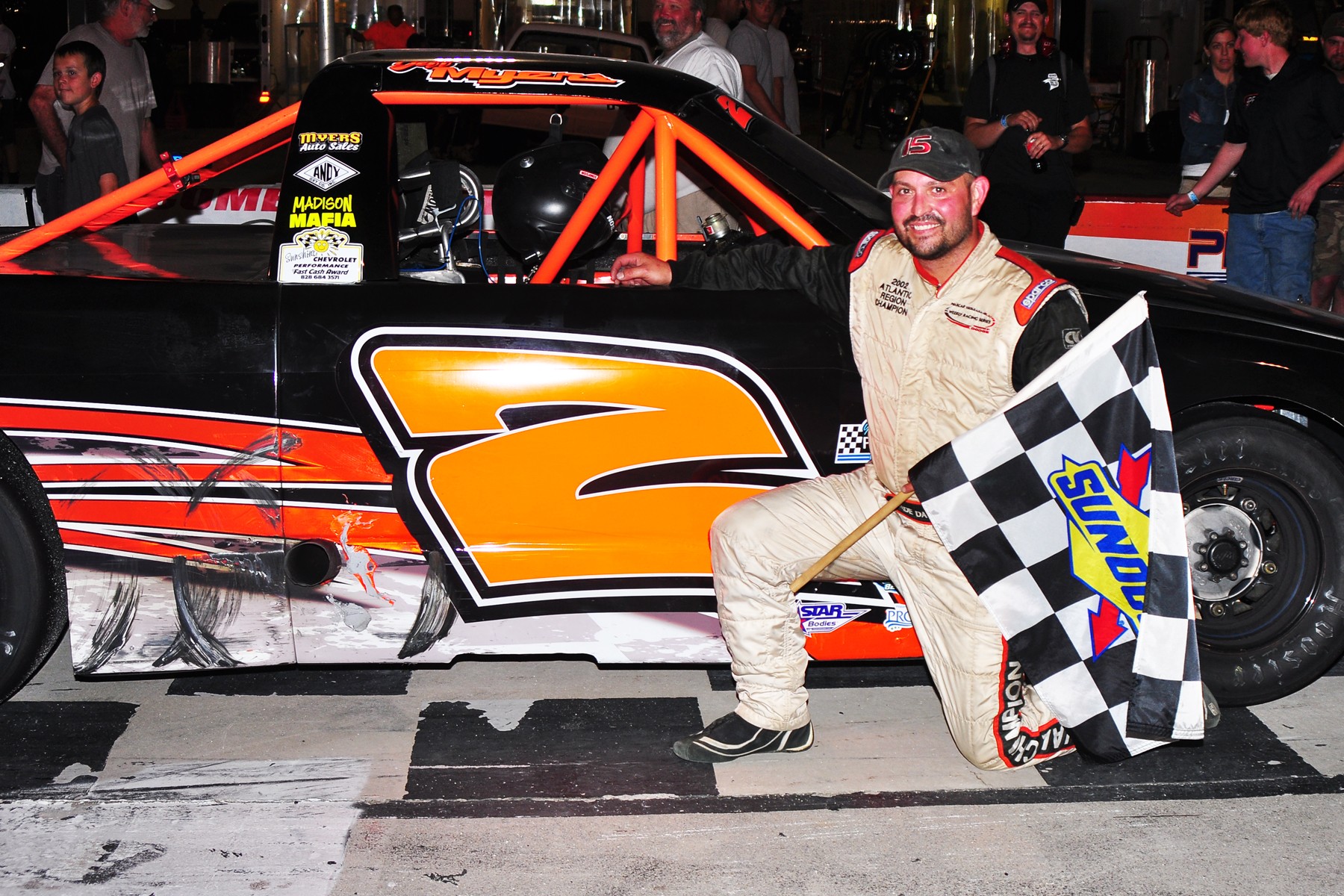 (6-6-14) Wade Day - Victory Lane - Kingsport Speedway (Southeast Super Truck Series)