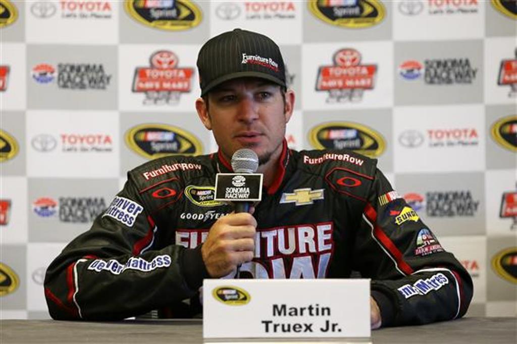 during practice for the NASCAR Sprint Cup Series Toyota/Save Mart 350 at Sonoma Raceway on June 20, 2014 in Sonoma, California.