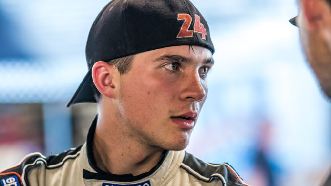 Mason Diaz at Martinsville test -- Dinah M. Thompson photo